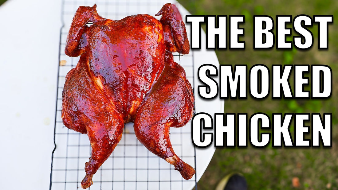 Smoked Spatchcock Chicken with Honey BBQ Rub and Cherry Pellets